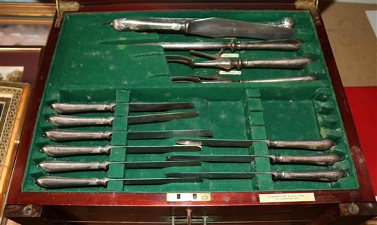 Elkington & Co, part canteen of cutlery